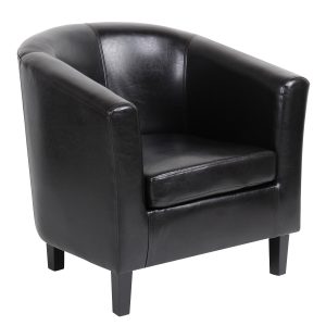 Πολυθρόνα ArteLibre FIORELLA Καφέ PU 73x69x75cm