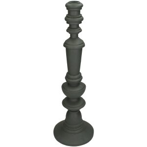 Κηροπήγιο ArteLibre Γκρι Polyresin 13.5×13.5x41cm