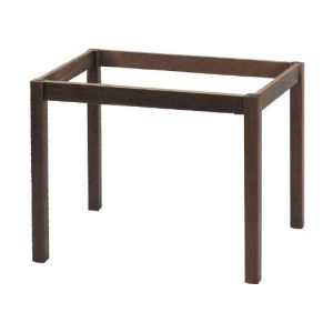 ΚΑΦΕΝΕΙΟΥ Βάση Τραπεζιού Οξιά Λυόμενη για Επιφάνεια 80x120cm Βαφή Εμποτισμού Καρυδί