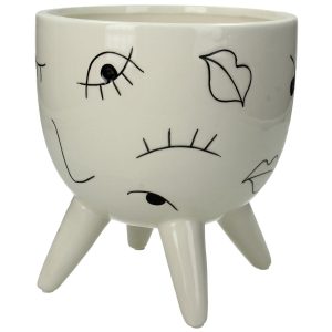 Κασπώ ArteLibre Μάτια Λευκό Δολομίτης 16.9×16.9×18.5cm