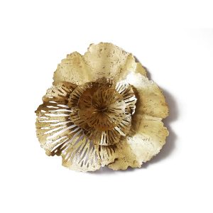 Διακοσμητικό Τοίχου ArteLibre Λουλούδι Μέταλλο 43.5×43.5x13cm