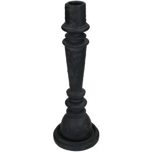 Κηροπήγιο ArteLibre Μαύρο Polyresin 8.5×8.5x25cm