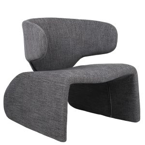 Πολυθρόνα ArteLibre HIMALIA Γκρι Ύφασμα/Μέταλλο/Ξύλο 73x78x75cm