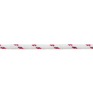 PP Σχοινί Διπλής Πλέξης Λευκό/Κόκκινο 8mm