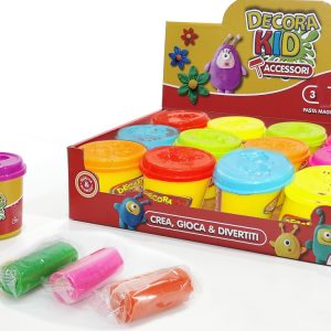 Μαγική Πλαστελίνη Decora Kid Σετ 3Τμχ Σε Κουτί 75g Για 3+ Ετών