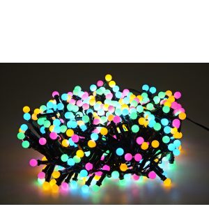 300 LED Cherry Πολύχρωμα Με Πράσινο Καλώδιο