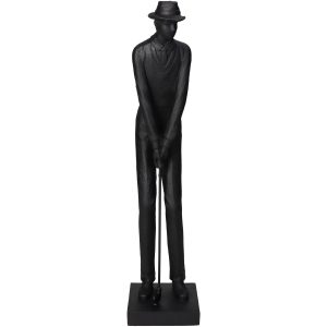 Διακοσμητικό ArteLibre Παίχτης του Γκολφ Μαύρο Polyresin 9.5×8.5×37.5cm