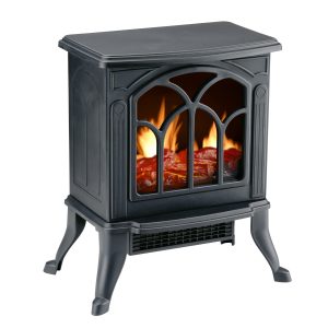 Ηλεκτρικό Τζάκι Επιδαπέδιο 800/1500W Μαύρο ALPINA