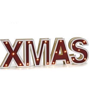 Φωτιζόμενη Χριστουγεννιάτικη Διακόσμηση XMAS 12.5cm