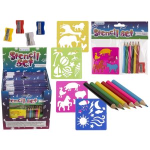 Σετ Στένσιλ 3Τμχ Σε 4 Σχέδια