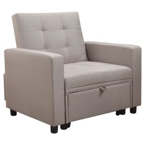 IMOLA Πολυθρόνα – Κρεβάτι Σαλονιού – Καθιστικού, Ύφασμα Cappuccino