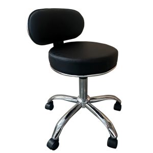 Καρέκλα Εργασίας ArteLibre FIRMEZA Μαύρο/Χρώμιο PU/Μέταλλο 47x47x67/78cm