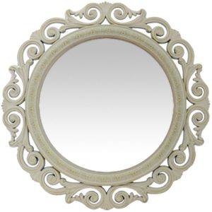 Καθρέπτης Τοίχου ArteLibre Μπεζ Πλαστικό Φ58.4×5.5cm