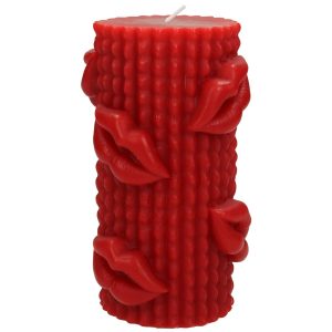 Κερί ArteLibre Χείλη Κόκκινο 7.3×7.3x15cm