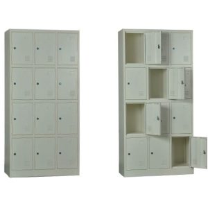 LOCKER 12 Θέσεων Μέταλλο Βαφή Άσπρο