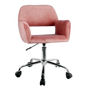 Καρέκλα Γραφείου ArteLibre KLOI Σάπιο Μήλο Βελούδο 37x42x78-90cm