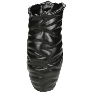 Βάζο ArteLibre Μαύρο Κεραμικό 12.4×12.4x30cm