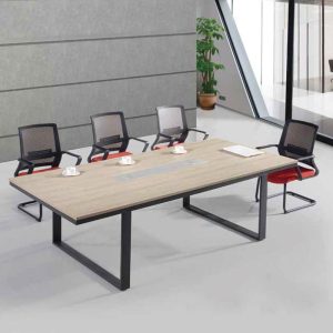 PROGRESS Τραπέζι Γραφείου Συνεδριακό, Απόχρωση Elm – Sky Grey