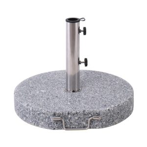 ΒΑΣΗ ομπρέλας στρογγυλή Γρανίτης/Inox #304 (40Kg)