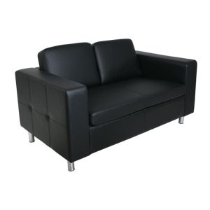 ALAMO Καναπές Σαλονιού Καθιστικού 2Θέσιος – PU Μαύρο