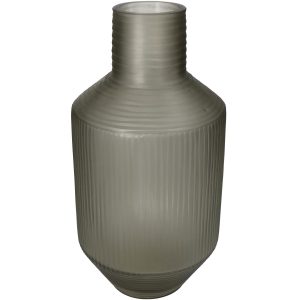 Βάζο ArteLibre Καφέ Γυαλί 17.5×17.5x35cm