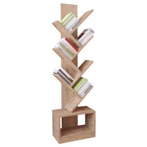Βιβλιοθήκη ArteLibre BADRU Δρυς Μοριοσανίδα 40×19.5x150cm