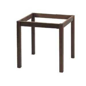 ΚΑΦΕΝΕΙΟΥ Βάση Τραπεζιού Οξιά Λυόμενη για Επιφάνεια 80x80cm, Βαφή Εμποτισμού Καρυδί