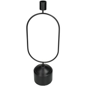 Κηροπήγιο ArteLibre Μαύρο Μέταλλο 13×8.5x36cm