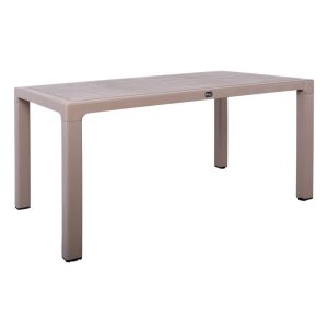 TEC Τραπέζι Τραπεζαρίας Κήπου – Βεράντας, PP Απόχρωση Cappuccino