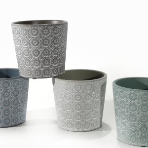 Κασπώ Διακόσμηση Τριαντάφυλλα Φ13×12.5cm Σε 4 Χρώματα