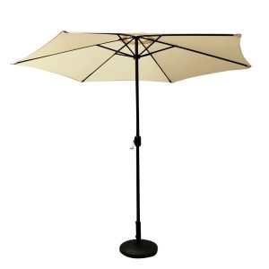 Ομπρέλα Κήπου ArteLibre HOWE Μπεζ/Μαύρο Αλουμίνιο/Ύφασμα Φ3×2.45m