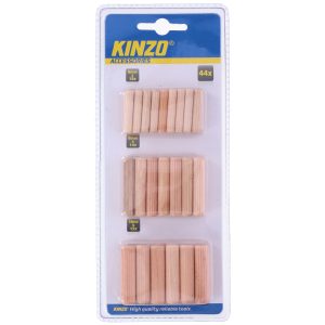 Ξύλινοι Πείροι 44Τμχ KINZO