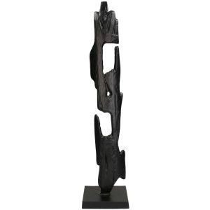 Διακοσμητικό ArteLibre Μαύρο Αλουμίνιο 13x12x67cm