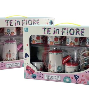 Παιδικό Σετ Τσαγιού Πλαστικό Σετ 14Τμχ Σε 2 Χρώματα Για 3+ Ετών