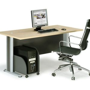 BASIC Γραφείο Απόχρωση Dark Grey – Beech