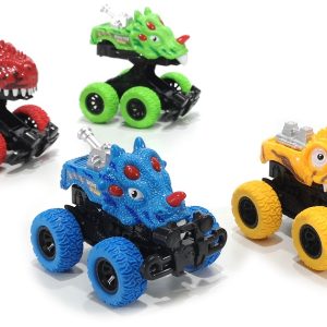 Αυτοκινητάκι Dino Cars Με Ανυψώμενο Σώμα Πλαστικό 14cm Σε 4 Σχέδια Για 3+ Ετών