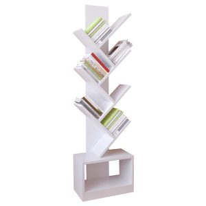 Βιβλιοθήκη ArteLibre BADRU Λευκό Μοριοσανίδα 40×19.5x150cm