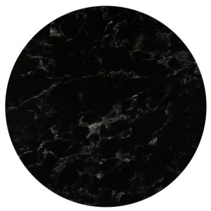HPL (High Pressure Laminated) Επιφάνεια Τραπεζιού Απόχρωση Black Marble, UV