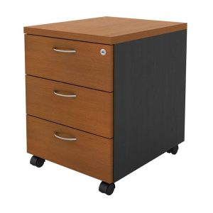 ΣΥΡΤΑΡΙΕΡΑ Τροχήλατη, Με 3 συρτάρια, Απόχρωση Dark Grey – Cherry