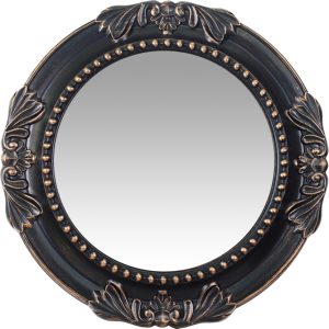 Καθρέπτης Τοίχου ArteLibre Μαύρο Πλαστικό Φ63.5×5.8cm