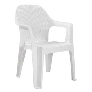 Καρέκλα Κήπου ArteLibre ORG Λευκό Πλαστικό 60x50x80xcm