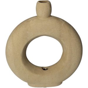 Βάζο ArteLibre Καφέ Κεραμικό 20×4.5x23cm