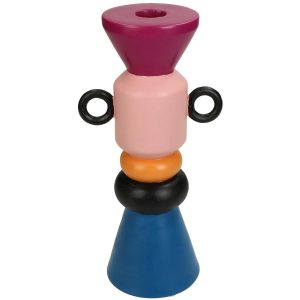 Κηροπήγιο ArteLibre Πολύχρωμο Πορσελάνη 12×8.8×24.3cm