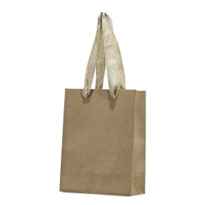 Χριστουγεννιάτικη Μικρή Χάρτινη Τσάντα Craft 12x6x16cm