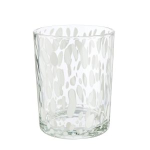 Φανάρι Κυλινδρικό Γυάλινο Διαφανές Λευκό D10X13Cm D10X13Cm