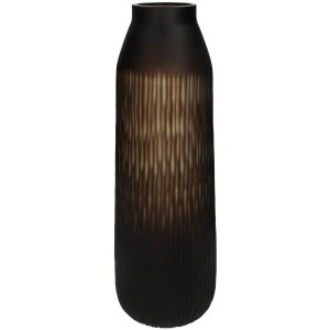 Βάζο ArteLibre Καφέ Γυαλί 14x14x43cm