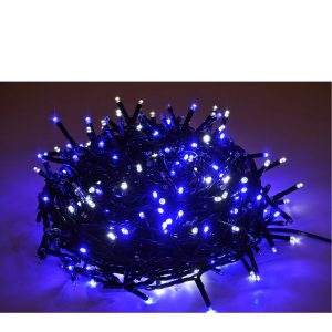 500 LED Εξωτερικού Χώρου Ψυχρό Λευκό/Μπλε Φως Πράσινο Καλώδιο