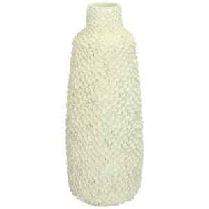 Βάζο ArteLibre Ιβουάρ Polyresin 12.7×12.7×30.7cm
