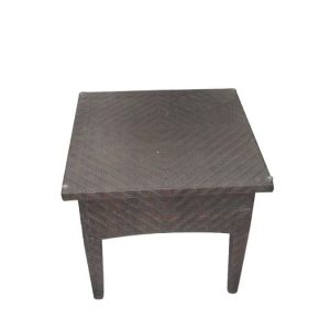 FLORIDA Βοηθ.Τραπεζάκι Wicker Καφέ