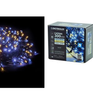 300 LED Εσωτ. & Εξωτ. Χώρου Με 8 Προγράμματα Και Μετασχηματιστή Ψυχρό/Θερμό Λευκό Φως Πράσινο Καλώδιο Μη Επεκτεινόμενο I